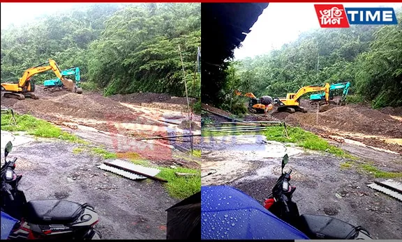 Assam: Dima Hasao Halts Traffic on NH-27 Amid Rain-Induced Havoc