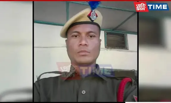 Assam Police Pays Tribute To Jawan Deceased In Chhattisgarh On Poll Duty