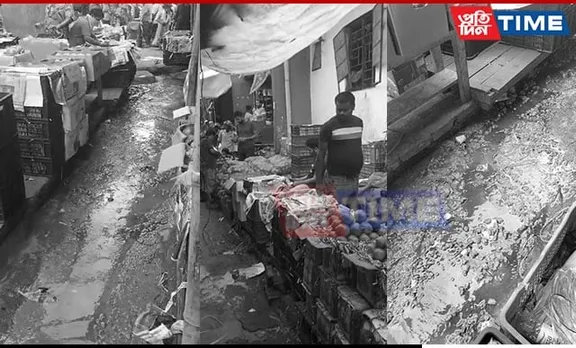 Guwahati’s Fancy Bazar Fruit Market Plagued by Filth as Authorities Turn a Blind Eye