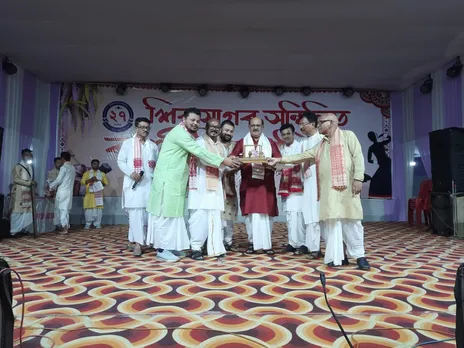 Sadin-Pratidin Chairman Jayanta Baruah Inaugurates Rongali Bihu Sanmilan in Sivasagar
