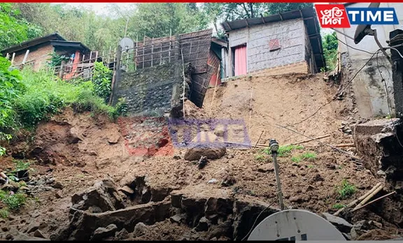 Landslide Hits Guwahati's Pandu, Family of 6 Evacuated