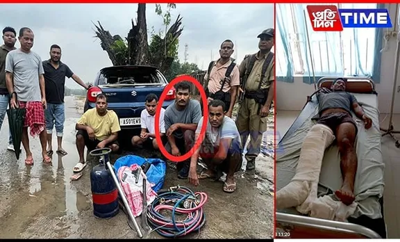 Police Shoot Notorious Robber in Assam's Boko; Admitted to GMCH with Gunshot Wounds