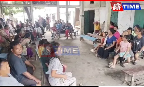 Clashes Erupt Again in Manipur’s Jiribam; Hundreds Flee to Assam’s Cachar