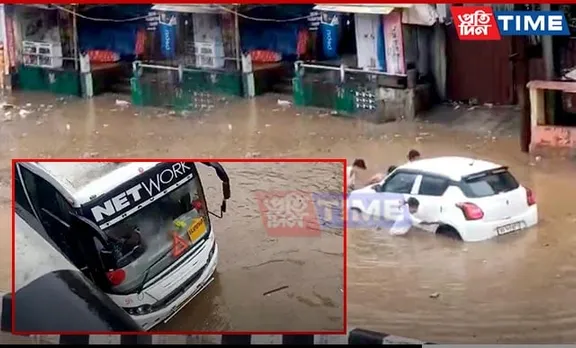 Guwahati: Heavy Downpour Leads To Artificial Flood in Jorabat