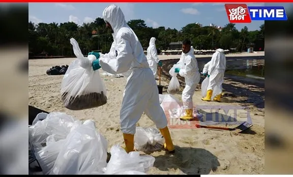 Singapore Beaches Shut Down After Major Oil Spill; Cleanup Efforts Intensify