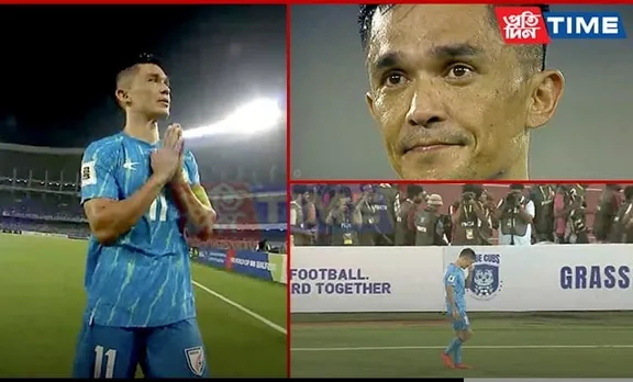 Sunil Chhetri's Farewell Match Ends in Goalless Draw, India's Hopes Diminished for Advancement