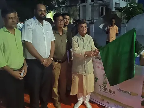 Tripura Exports 600kg of 'Queen Pineapple' To Oman