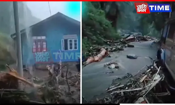 Massive Landslides Hit Sikkim's Mangan; 1 Dead, Five Missing