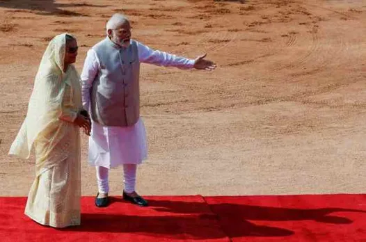 Bangladesh PM Sheikh Hasina Receives Ceremonial Welcome at Rashtrapati Bhavan