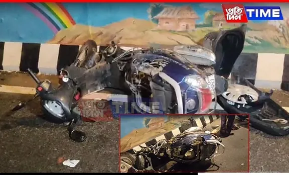 BREAKING: Scooty Rider, Pillion Critically Injured in Guwahati Hit-and-Run Incident