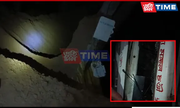 Dumper Hits Electric Pole in Guwahati's Kharghuli, No Casualties Reported