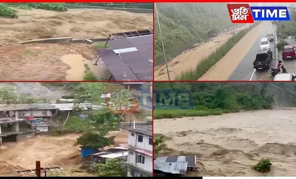 Arunachal: Cloudburst Triggers Landslides and Floods in Itanagar