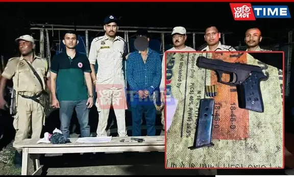 Assam: Nagaon Police Nab Accused With Vietnam-Made Pistol, Bullets