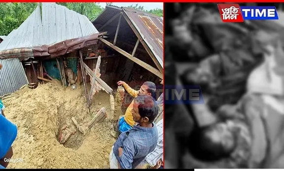 Assam: Mother, Three Daughters Among Five Killed In Landslide In Karimganj