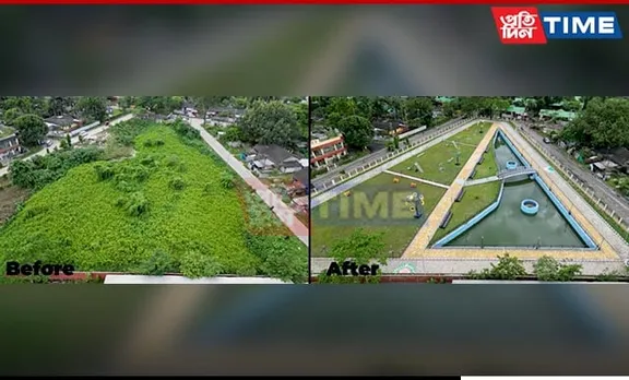 NF Railway's Environment-Friendly Initiative, Transforms Wasteland into Park