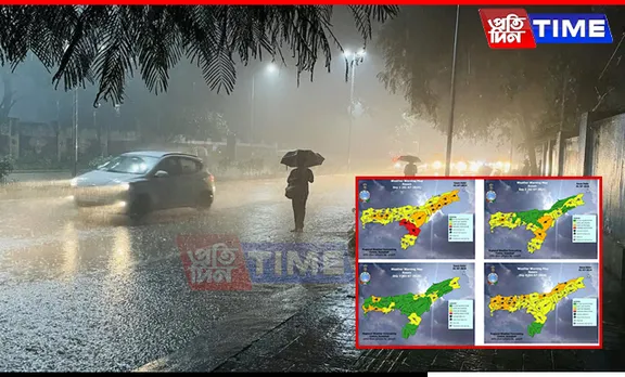 IMD Issues Alerts as Northeast India Braces for Intense Monsoon Showers