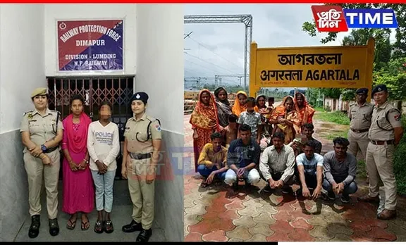 RPF of NFR Nabs 44 Illegal Immigrants, Rescues 29 Minors & 1 Woman in Recent Fortnight