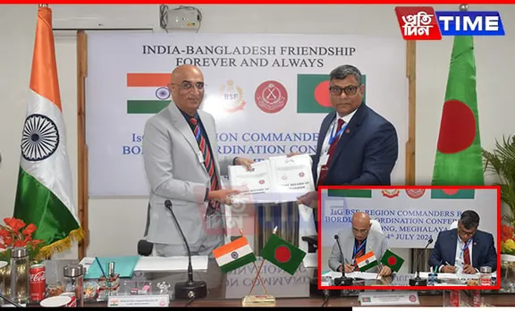 BSF and BGB Conclude Border Coordination Conference in Shillong