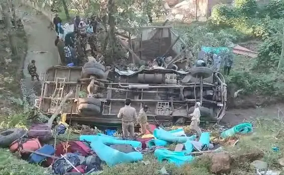3 BSF Soldiers Killed, Several Injured as Bus Plunges Into Gorge in J&K’s Budgam