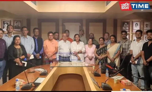 Sadin-Pratidin Group's Smitakshi B Goswami Meets Delhi Assamese Community Ahead Of The Conclave 2024