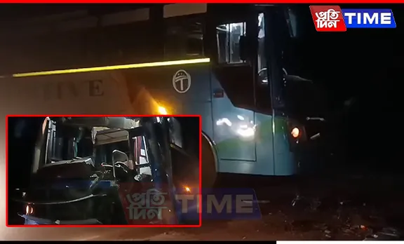 Assam: 15 Injured in Jorhat Bus Accident; Passengers Claim Driver Was Drunk