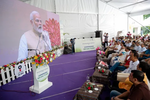PM Modi Inaugurates Four Compressed Biogas Plants in Assam