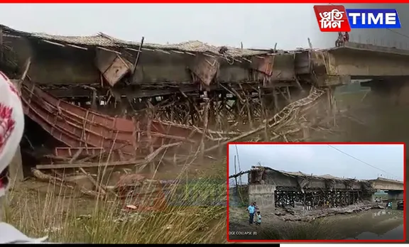 Incomplete Bridge Collapses in Assam, Sparking Outcry Over ‘Substandard’ Construction