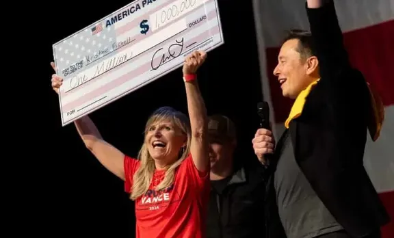 Elon Musk’s $1 Million-A-Day Pro-Trump Giveaway Draws DOJ Scrutiny