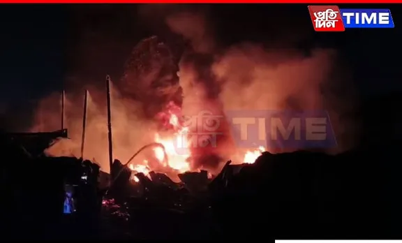 Diwali Festivities in Assam Marred by Several Fire Outbreaks