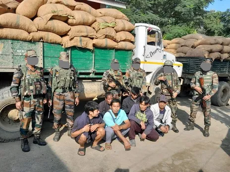 Assam Rifles Seizes Illegal Areca Nuts Worth Rs 2.4 Crore in Manipur