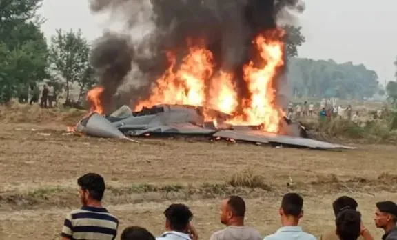 BREAKING: Fighter Jet Crashes Near Agra; Pilots Safe