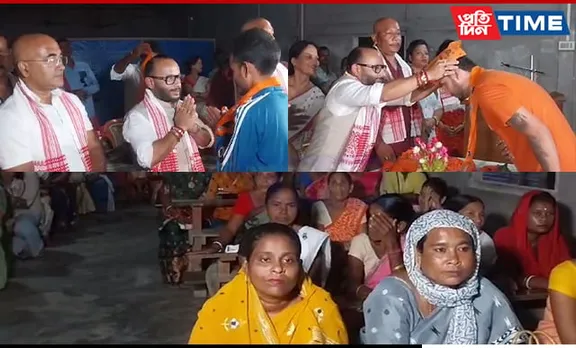 BJP Welcomes Over 400 New Members from Congress in Assam's Samaguri