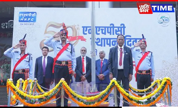 NHPC Celebrates 50th Raising Day, Marks Golden Jubilee Year