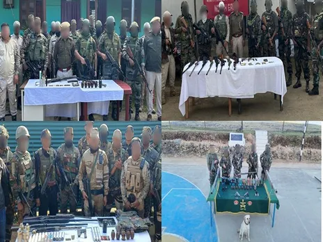 Manipur: Security Forces Seize Major Cache of Arms, Explosives in Week-Long Op