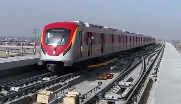 Pakistan makes a test run of its first metro train service