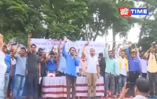 AJYCP and KMSS protest against Citizenship Amendment Bill at Goalpara