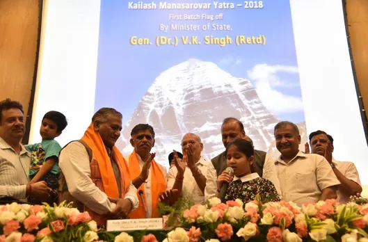 1st batch of Kailash Mansarovar Yatra 2018 flagged off