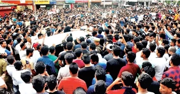 Protest against Karbi Anglong mob lynching incident turns violent in Guwahati