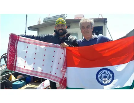Assam man creates record by swimming 29 km across the English Channel