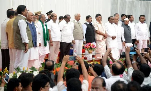 CM Kumaraswamy expands Karnataka cabinet with induction of 25 ministers