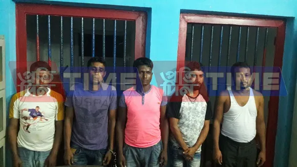 Five arrested in Golaghat for bank robbery attempt