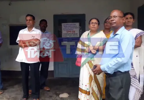 Primary school teachers of Assam stage protests over wage reduction