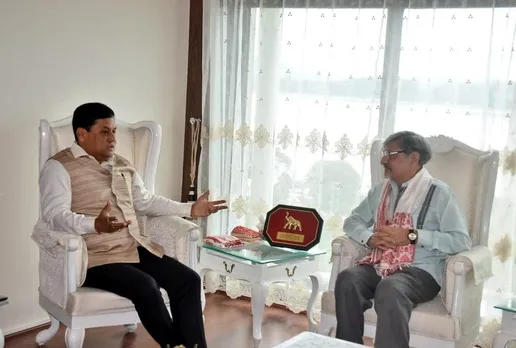 CM Sonowal seeks help from Amol Palekar to develop Assamese Film Industry