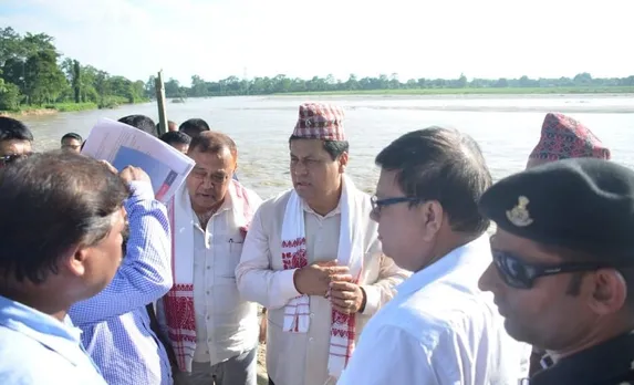 CM Sonowal takes stock of floods in Upper Assam