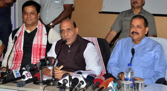 High level meeting at Rajnath Singh’s residence over tackling probable situation after NRC draft publication