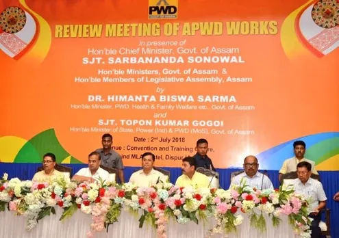 CM Sarbananda Sonowal chairs review meet of APWD Works