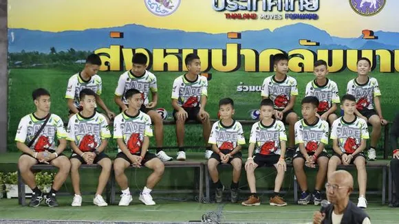 Thai cave boys share traumatic ordeal in press conference