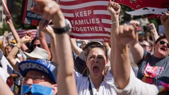 Massive protests against Trump’s immigration policy