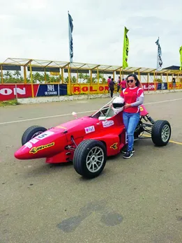 Meghalaya Girl in Formula Race