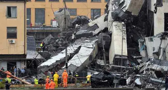 Italy: bridge collapse tragedy of Genoa.